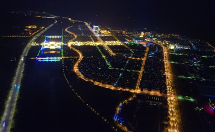 新北川县城夜景照明改造项目